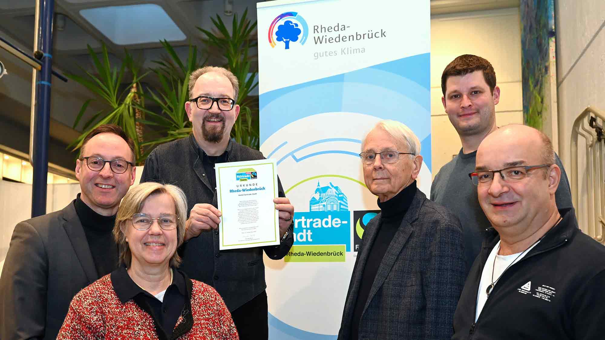 »Fairtrade Stadt Rheda Wiedenbrück«: Erneut für 2 Jahre zertifiziert »Fairtrade Stadt Rheda Wiedenbrück«: Erneut für 2 Jahre zertifiziert
