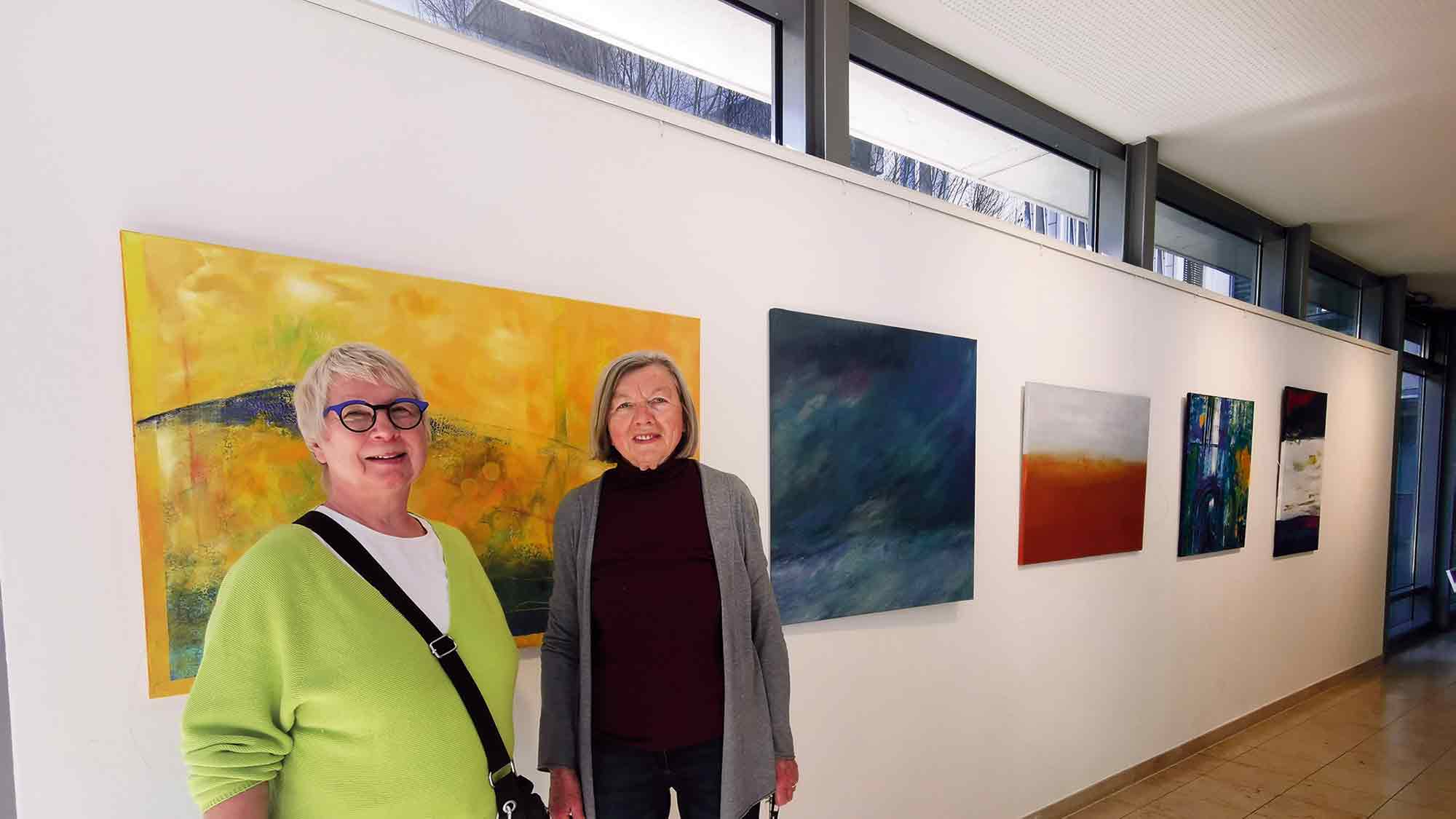 »Farbklänge«: Ausstellung mit Werken von Margarete Lederer und Asta Kunstek Virtanen im Klinikum Christophsbad, 13. März bis 27. Juli 2025 »Farbklänge«: Ausstellung mit Werken von Margarete Lederer und Asta Kunstek Virtanen im Klinikum Christophsbad, 13. März bis 27. Juli 2025