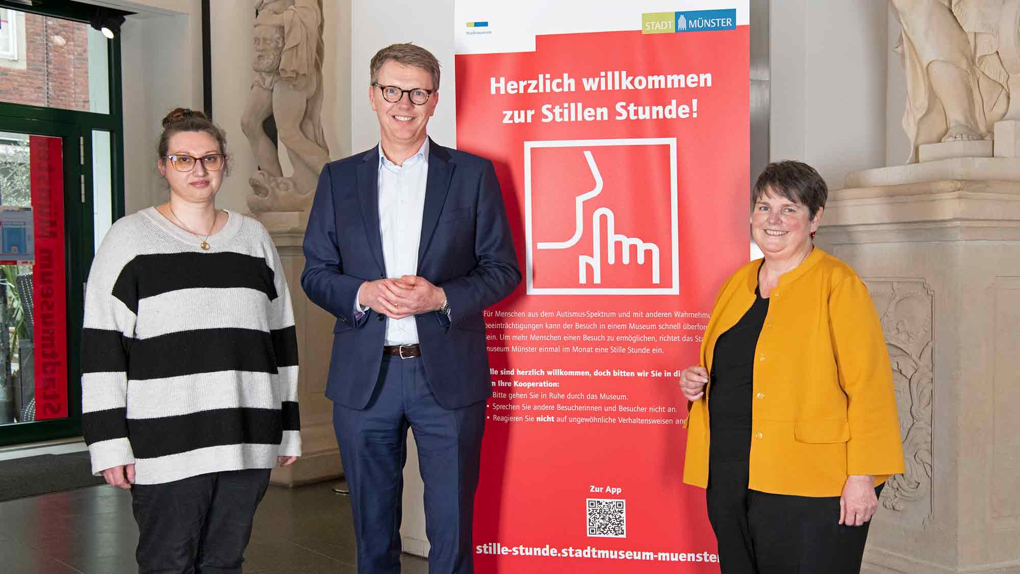 Stadtmuseum Münster bietet »Stille Stunde« an, neues Angebot für Menschen mit Wahrnehmungsbeeinträchtigungen, 18. März 2025 Stadtmuseum Münster bietet »Stille Stunde« an, neues Angebot für Menschen mit Wahrnehmungsbeeinträchtigungen, 18. März 2025