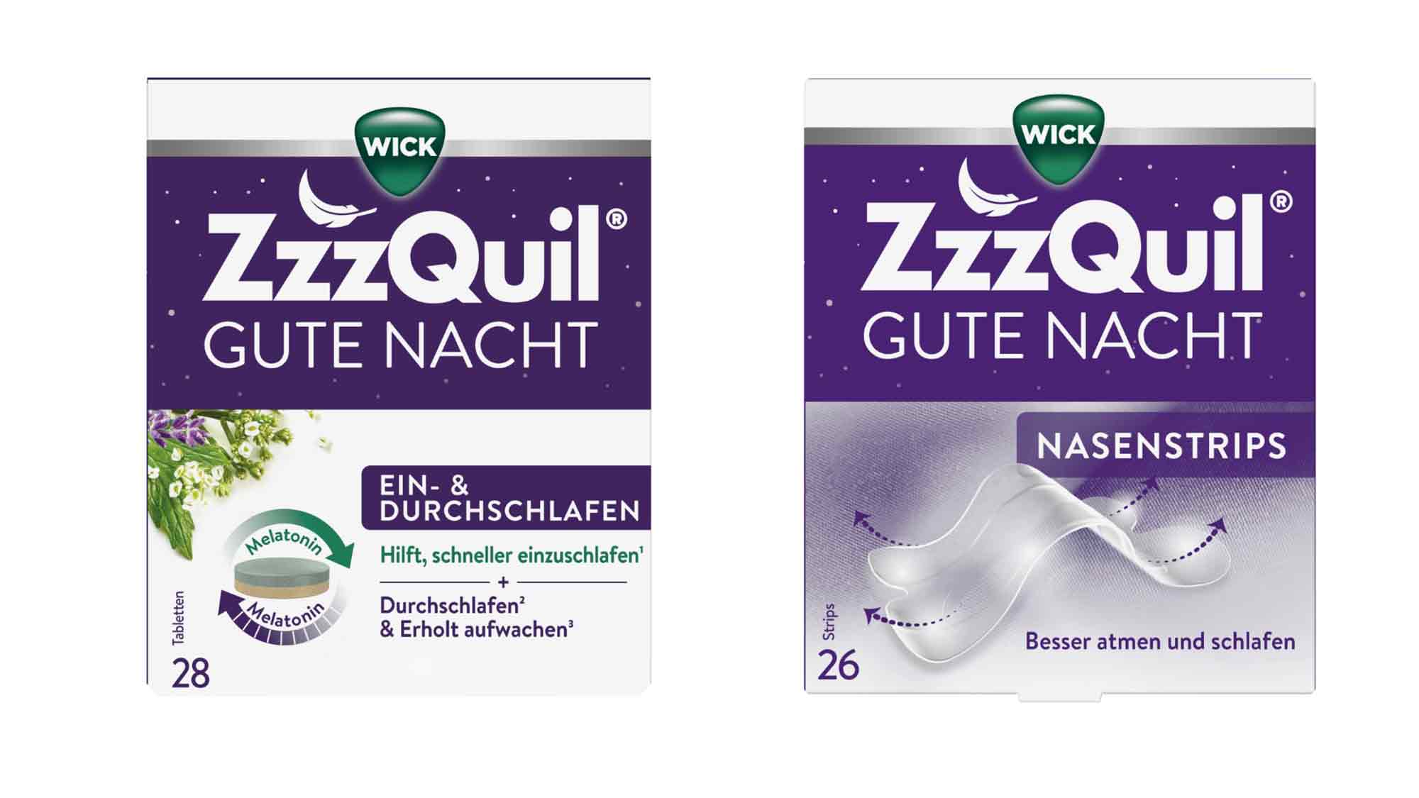 Neue Lösungen für besseren Schlaf: »Wick ZzzQuil Gute Nacht« erweitert Produktpalette Neue Lösungen für besseren Schlaf: »Wick ZzzQuil Gute Nacht« erweitert Produktpalette