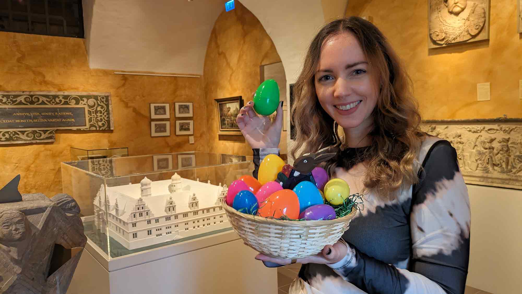 Lustige Osteraktion für die ganze Familie: »Das Gelbe vom Ei« im Weserrenaissance Museum Schloss Brake, 10. bis 27. April 2025 Lustige Osteraktion für die ganze Familie: »Das Gelbe vom Ei« im Weserrenaissance Museum Schloss Brake, 10. bis 27. April 2025