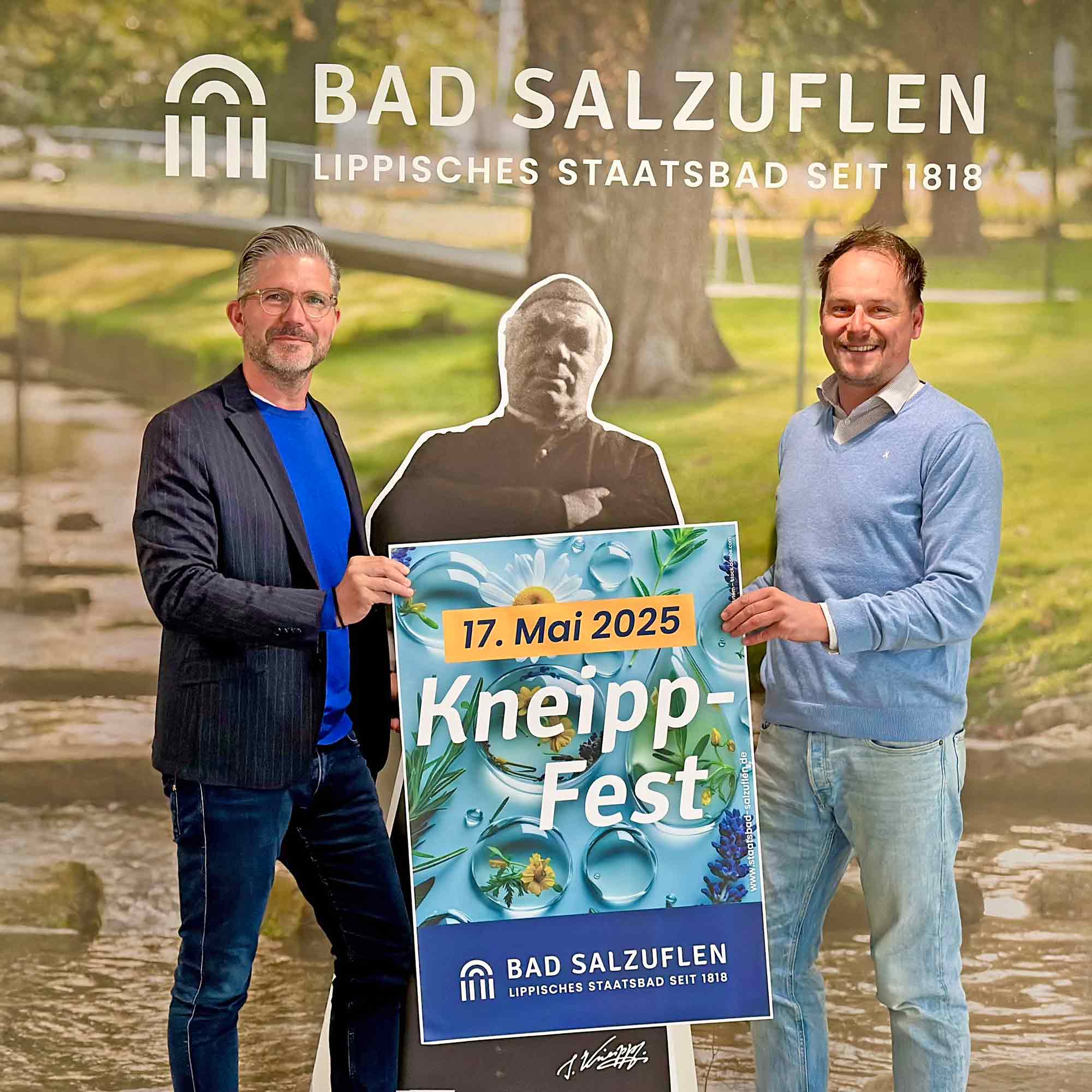 Bad Salzuflen feiert als prädikatisiertes &raquo;Kneipp Heilbad&laquo; den &raquo;Sebastian Kneipp Tag&laquo; am 17. Mai 2025