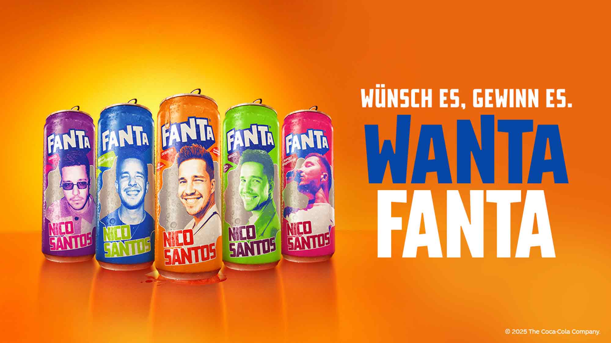 Fanta und Nico Santos starten »Wanta Fanta« Die »Gen Z« wünscht, Fanta erfüllt Fanta und Nico Santos starten »Wanta Fanta« Die »Gen Z« wünscht, Fanta erfüllt