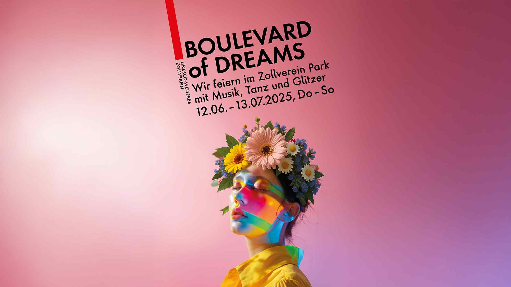 »Boulevard Of Dreams«: 4 Tage voller Beats und Begegnung im Zollverein Park, 3. bis 6. Juli 2025 »Boulevard Of Dreams«: 4 Tage voller Beats und Begegnung im Zollverein Park, 3. bis 6. Juli 2025