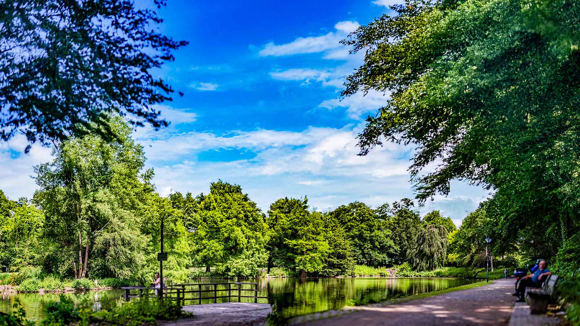 Ibrüggers Teich im Stadtpark Gütersloh Ibrüggers Teich im Stadtpark Gütersloh