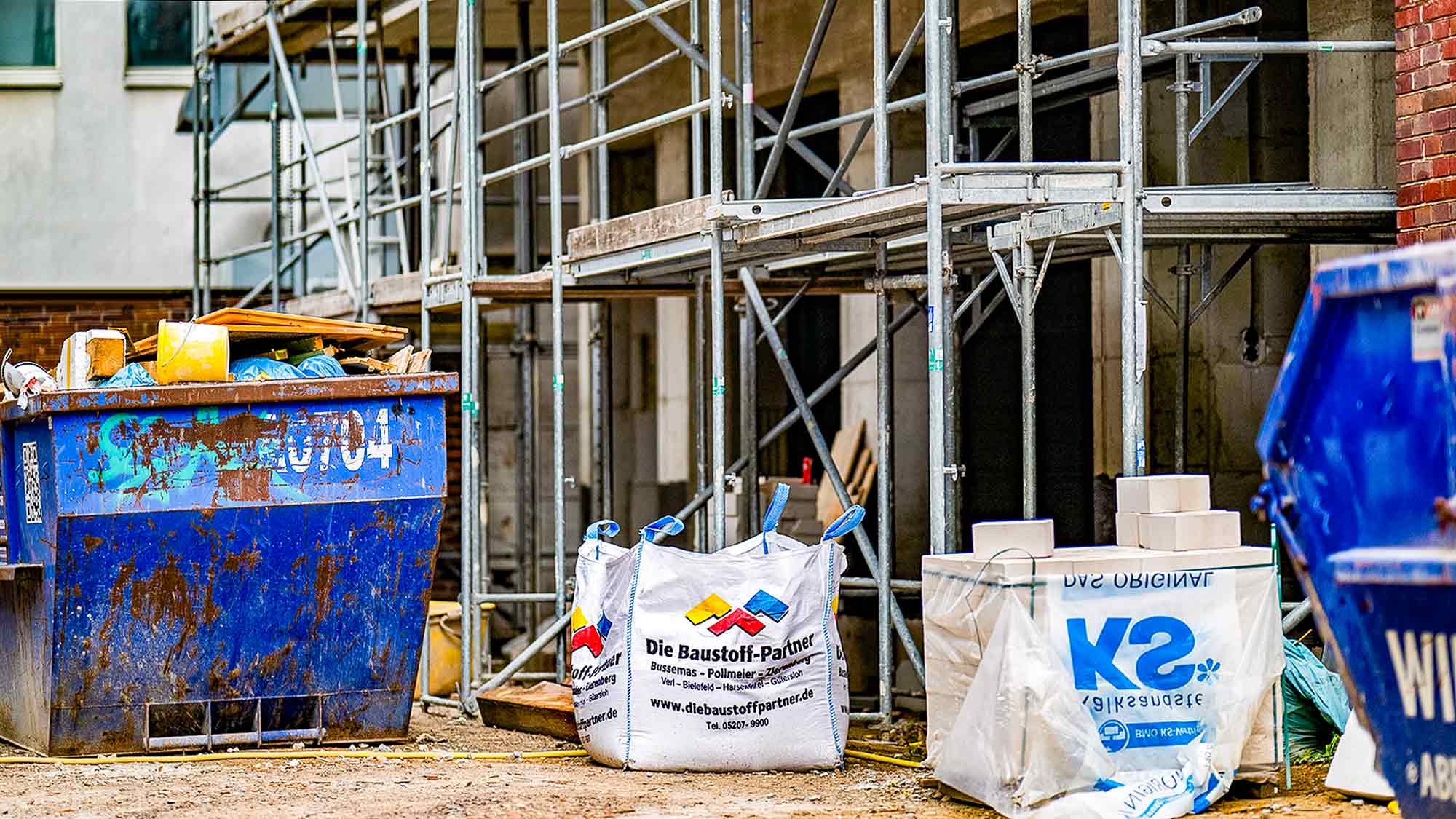 Baustelle in Gütersloh Baustelle in Gütersloh
