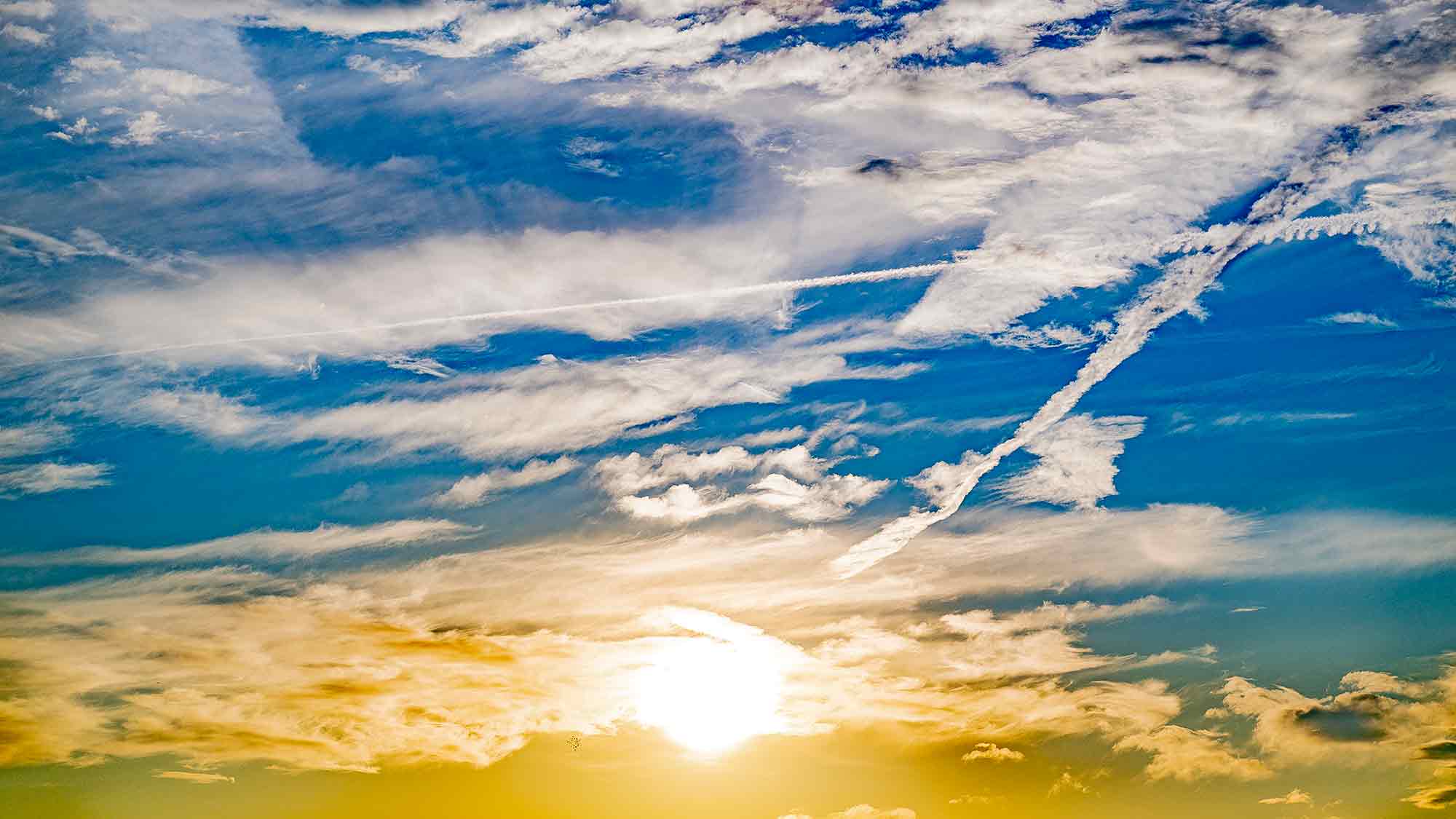 Abendhimmel über Gütersloh Abendhimmel über Gütersloh