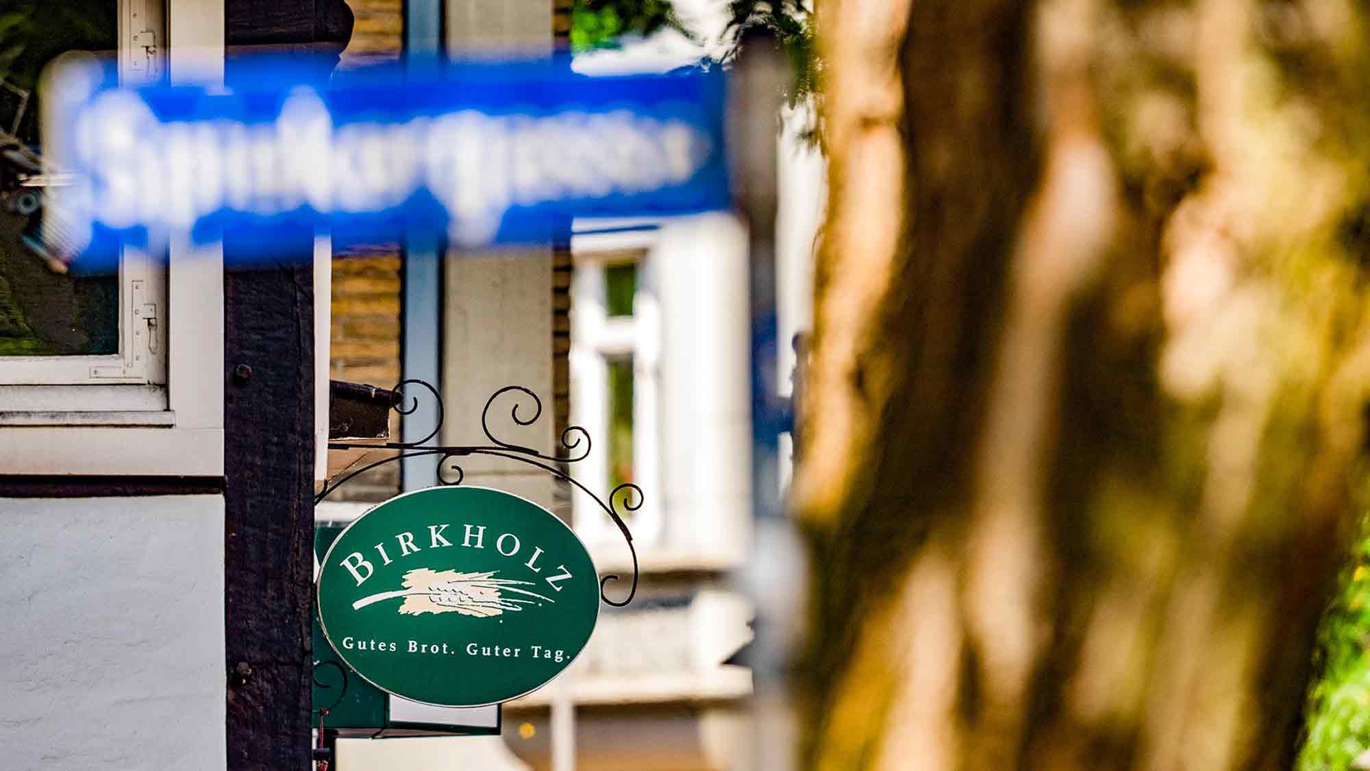 Spiekergasse, Bäckerei Birkholz, Fußgängerzone Königstraße Gütersloh Spiekergasse, Bäckerei Birkholz, Fußgängerzone Königstraße Gütersloh