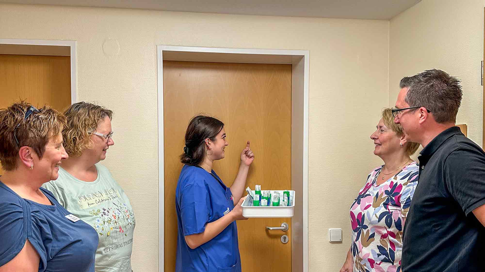 Stiftung Salem besucht neue »Auszubildenden Station« der Diakonie im Bielefelder Süden Stiftung Salem besucht neue »Auszubildenden Station« der Diakonie im Bielefelder Süden