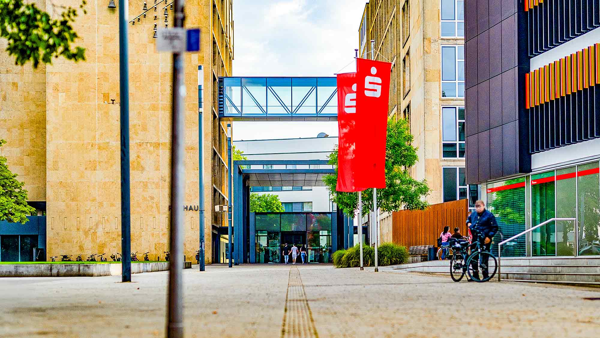 Rathaus Gütersloh, Konrad Adenauer Platz Rathaus Gütersloh, Konrad Adenauer Platz