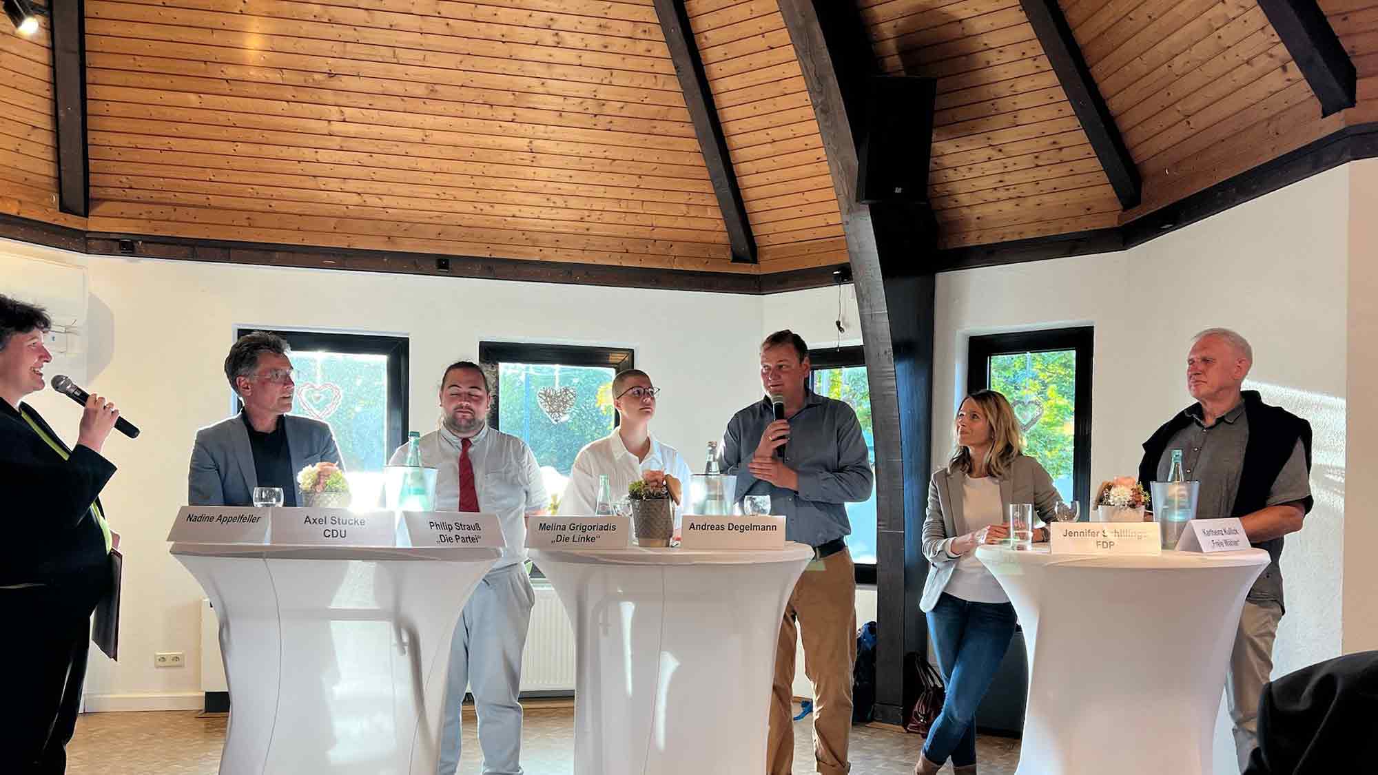 Kirche und Politik – Christen der Neusser Nordstadt luden Bürgermeisterkandidaten der Stadt Neuss zum Gespräch ein