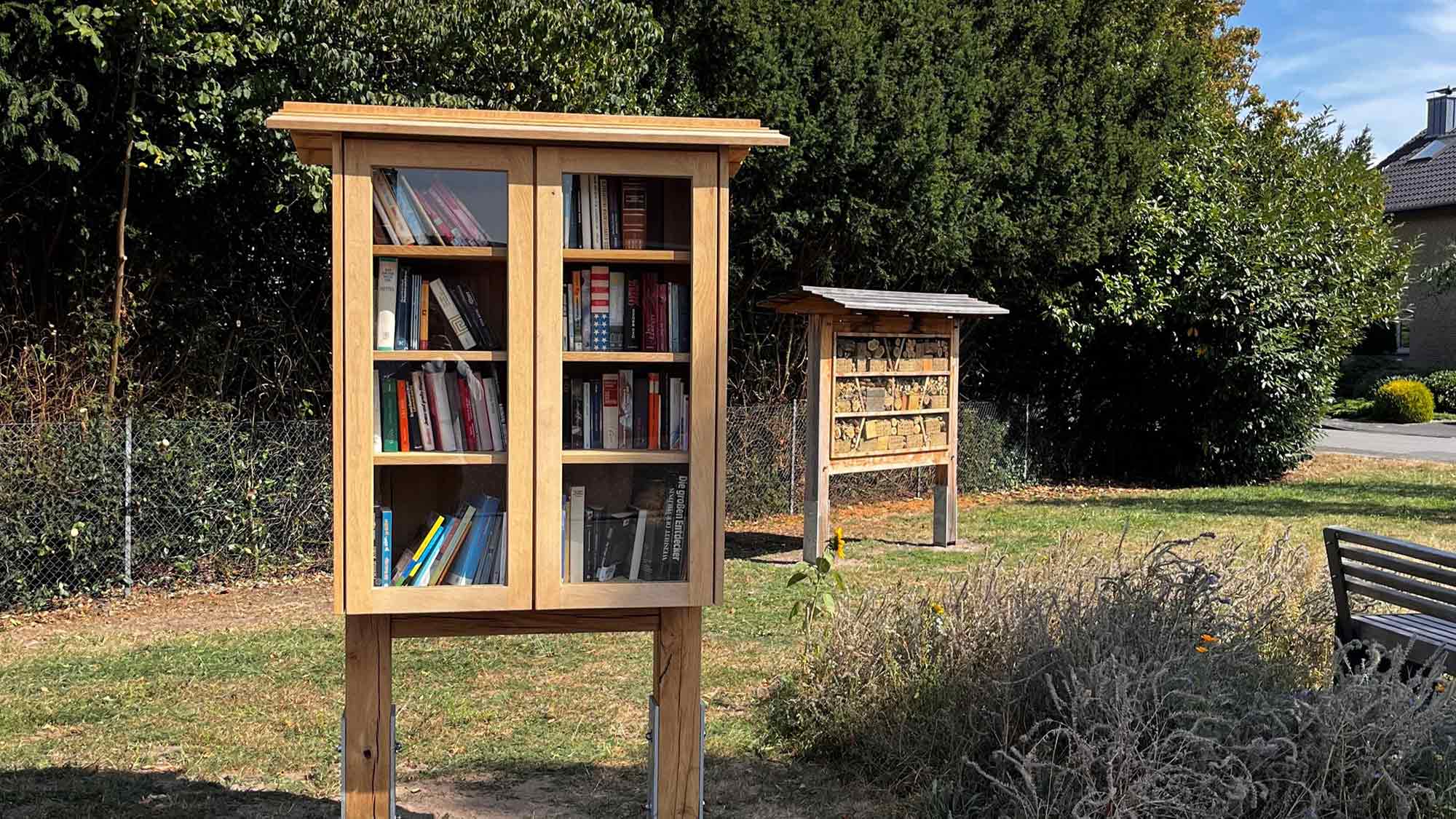 Verl: Lesestoff für alle – neuer offener Bücherschrank im Stadtgebiet Verl: Lesestoff für alle – neuer offener Bücherschrank im Stadtgebiet