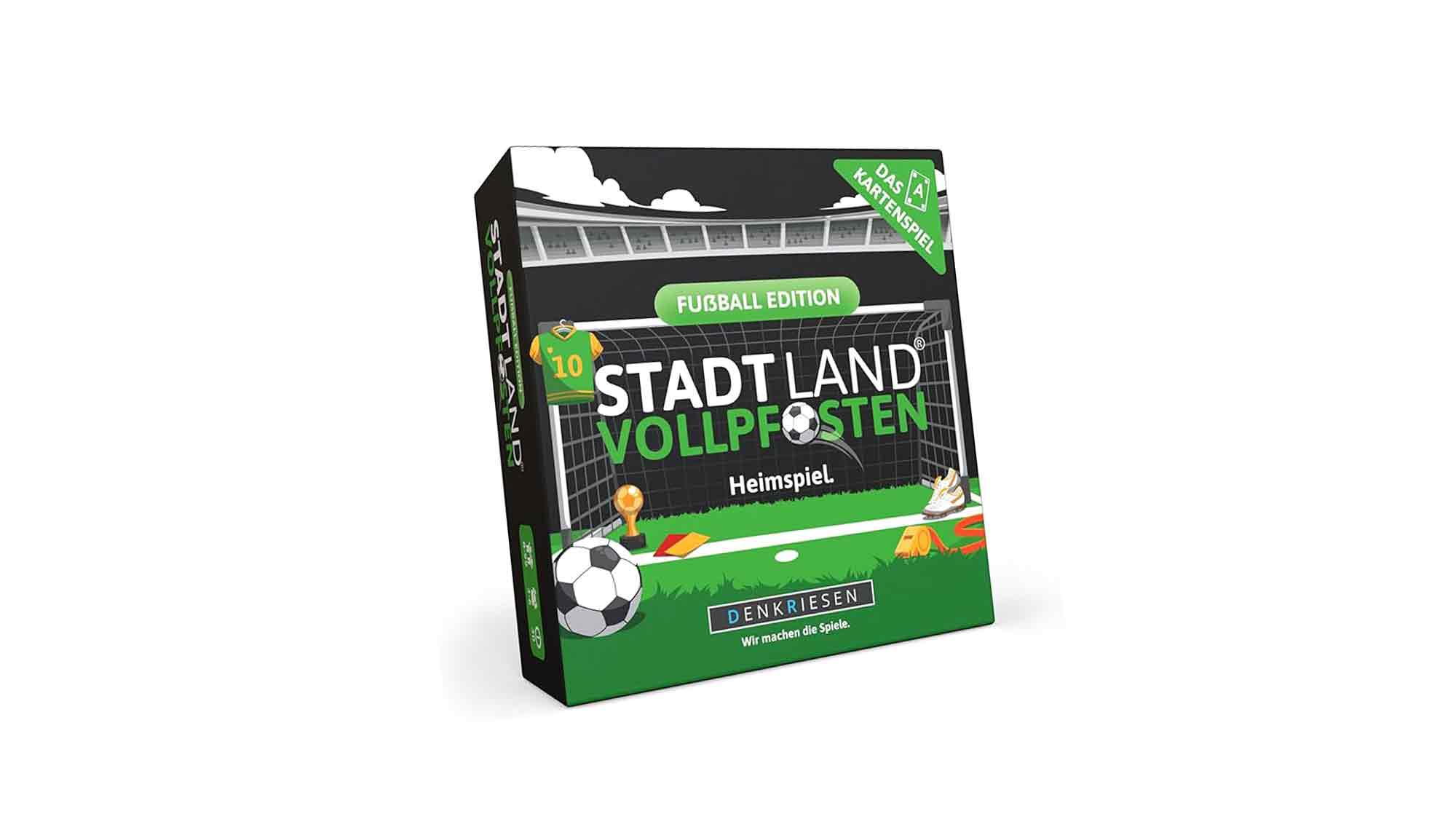 Brands Spiele Check: »Stadt Land Vollpfosten – Fußball Edition« – das Kartenspiel vom Verlag Denkriesen Brands Spiele Check: »Stadt Land Vollpfosten – Fußball Edition« – das Kartenspiel vom Verlag Denkriesen