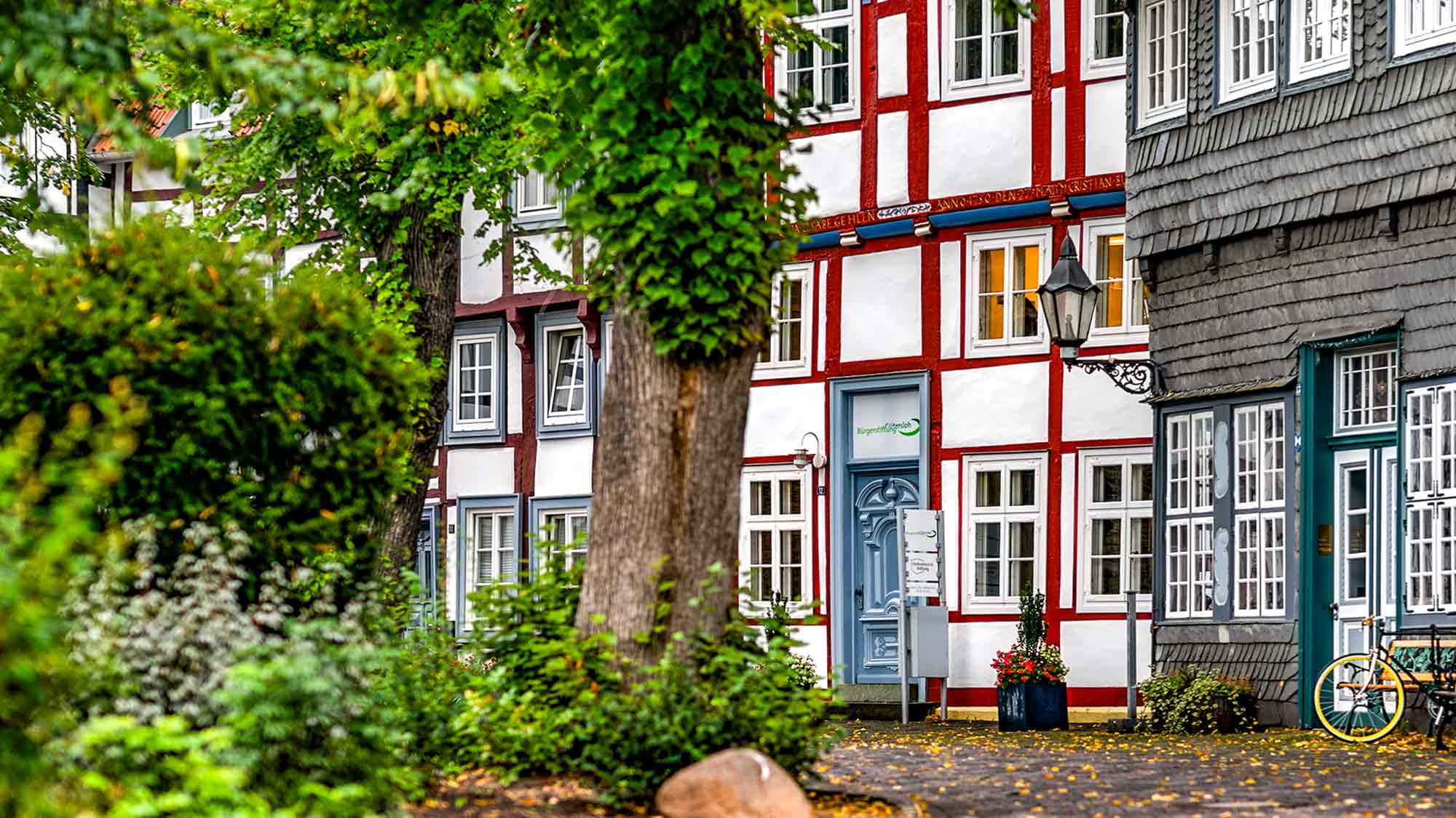 Alter Kirchplatz Gütersloh, Fachwerkhäuser Alter Kirchplatz Gütersloh, Fachwerkhäuser