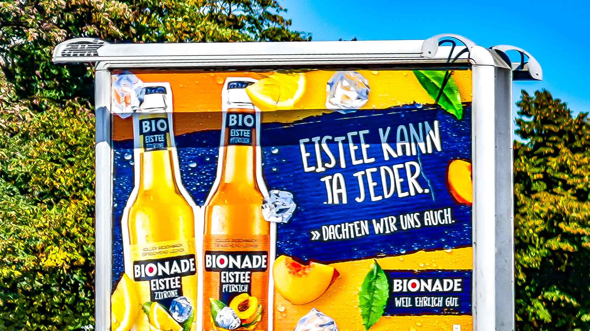 Bionade Werbung, Nordring Gütersloh Bionade Werbung, Nordring Gütersloh