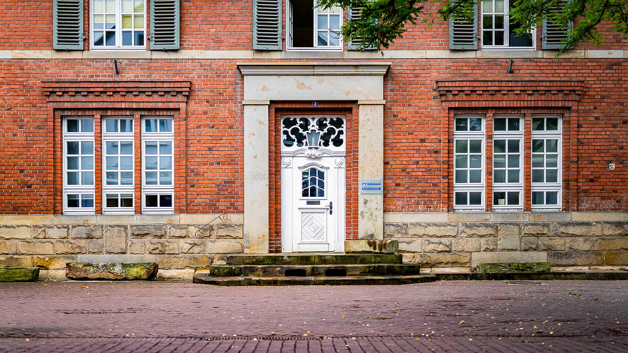 Fassade, Volksbank, Moltkestraße Gütersloh Fassade, Volksbank, Moltkestraße Gütersloh