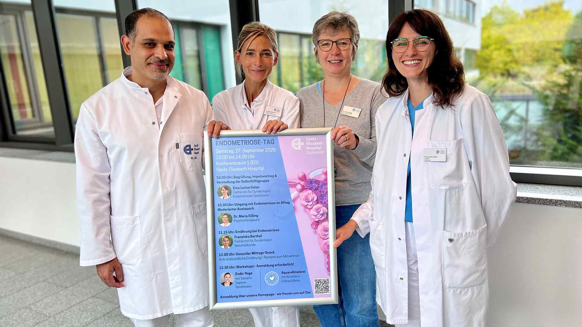 Sankt Elisabeth Hospital Gütersloh: Tag der Endometriose – Aktionstag für Betroffene und Interessierte am Samstag, 27. September 2025