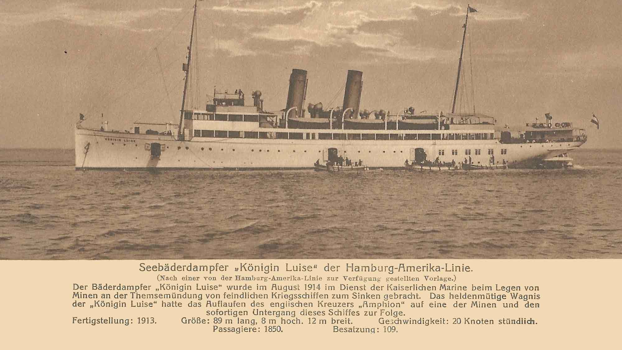 Die wechselvolle Geschichte des Schiffes »Königin Luise« – ein Vortrag von Dr. Christian Ostersehlte im »Museum Windstärke 10« Cuxhaven, 30. September 2025 Die wechselvolle Geschichte des Schiffes »Königin Luise« – ein Vortrag von Dr. Christian Ostersehlte im »Museum Windstärke 10« Cuxhaven, 30. September 2025