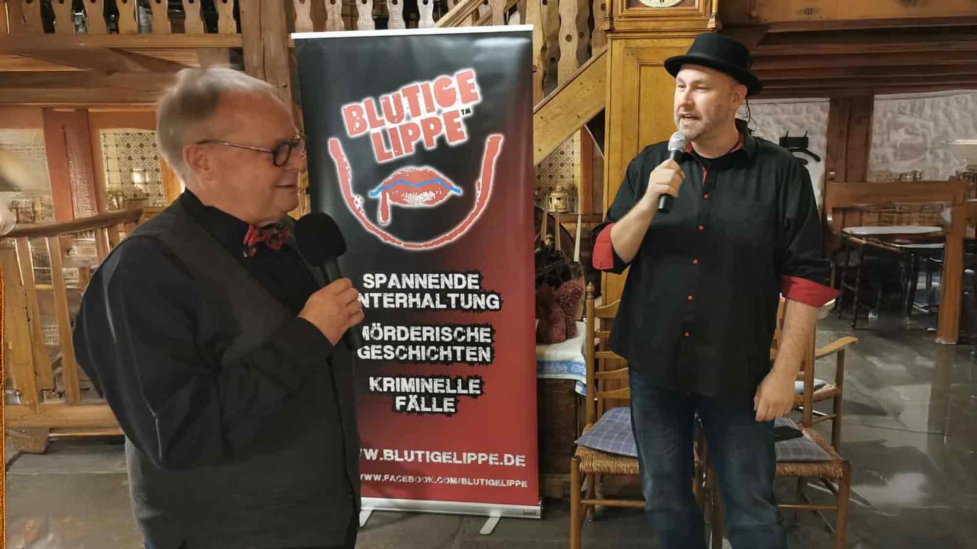Erste Lüner Krimilesung der »Blutige Lippe 5« – Krimilesung mit Hartmut Marks und Magnus See in »Brambauer«, 30. Oktober 2025 Erste Lüner Krimilesung der »Blutige Lippe 5« – Krimilesung mit Hartmut Marks und Magnus See in »Brambauer«, 30. Oktober 2025