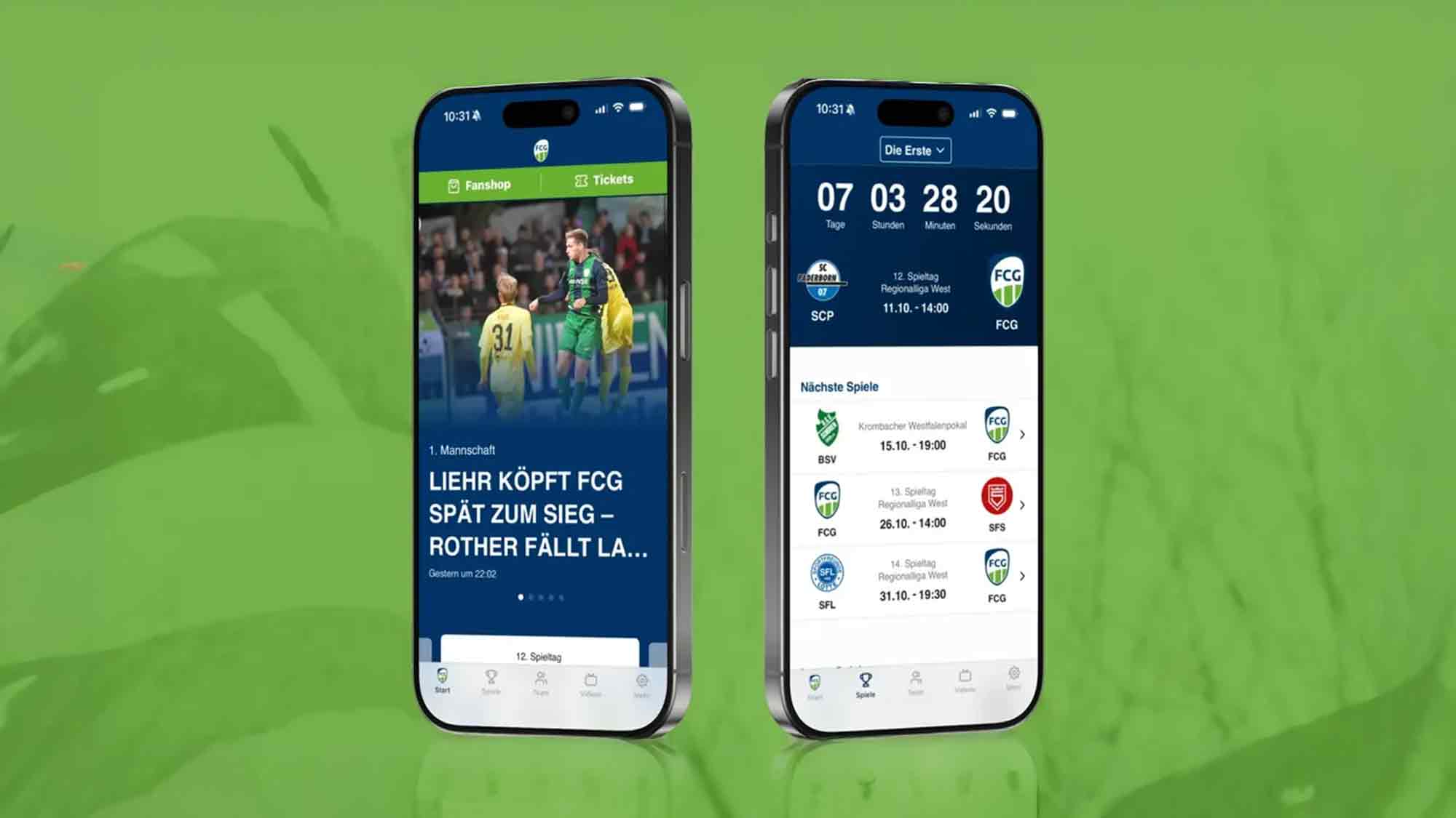 Neue FC Gütersloh App bringt Tore und News direkt aufs Handy Neue FC Gütersloh App bringt Tore und News direkt aufs Handy
