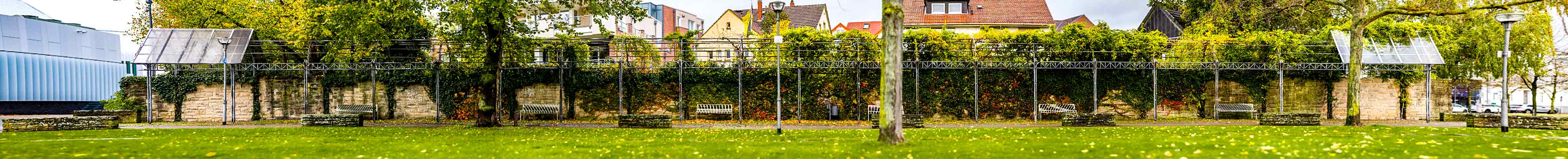 NOW Commons: Panorama Laubengang, Theodor Heuss Platz (Stadthallenvorplatz) Gütersloh NOW Commons: Panorama Laubengang, Theodor Heuss Platz (Stadthallenvorplatz) Gütersloh