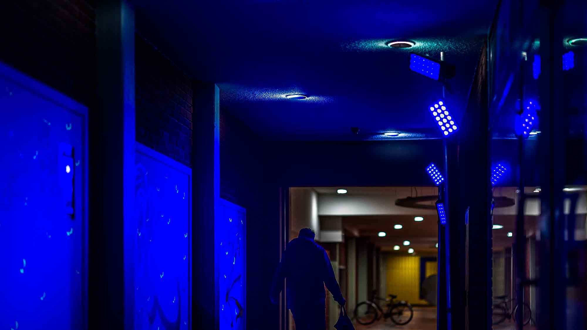 NOW Commons: »Lichtmomente Gütersloh«, »Mystischer Tunnel« zwischen Fuzo Königstraße und Spiekergasse NOW Commons: »Lichtmomente Gütersloh«, »Mystischer Tunnel« zwischen Fuzo Königstraße und Spiekergasse