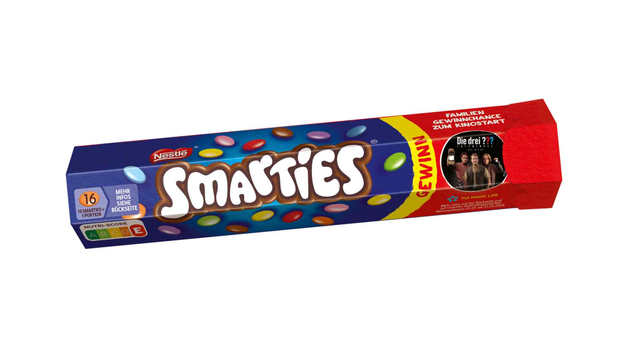 Detektivabenteuer und bunte Momente: Smarties verlost attraktive Preise zum Kinostart von »Die drei ??? – Toteninsel« Detektivabenteuer und bunte Momente: Smarties verlost attraktive Preise zum Kinostart von »Die drei ??? – Toteninsel«