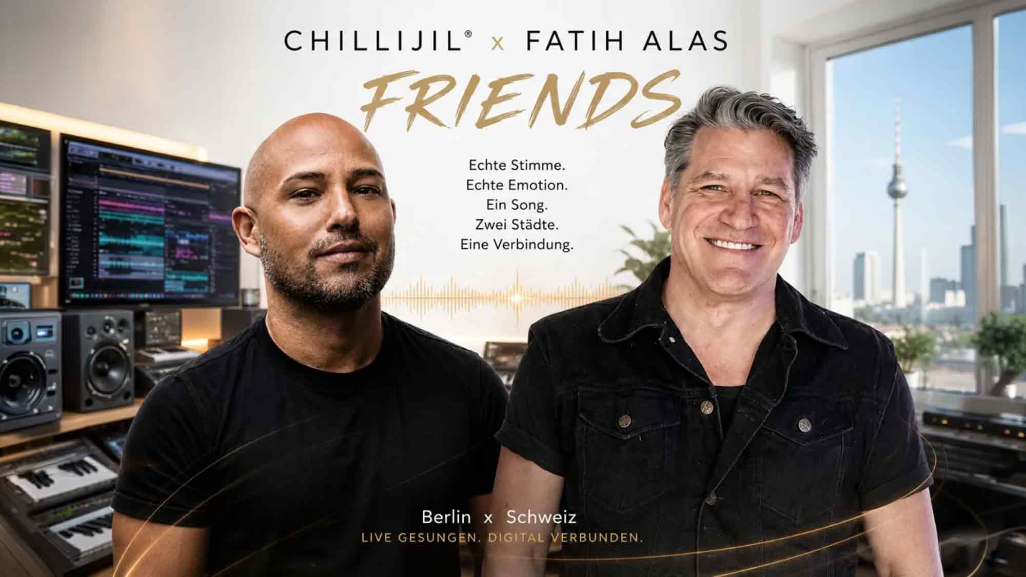 Vom Corona Projekt zur echten Künstler Kollaboration: »Chillijil« veröffentlicht »Friends« mit Fatih Alas Vom Corona Projekt zur echten Künstler Kollaboration: »Chillijil« veröffentlicht »Friends« mit Fatih Alas