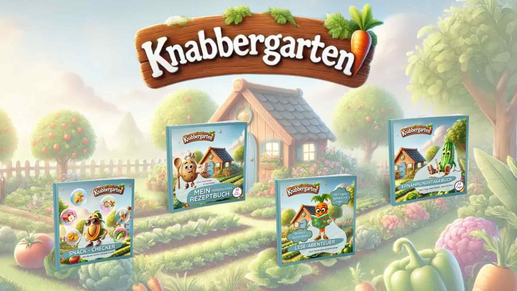 Kinderbücher zum Mitmachen: Wie &raquo;Knabbergarten&laquo; Kindern Obst und Gemüse spielerisch näherbringt