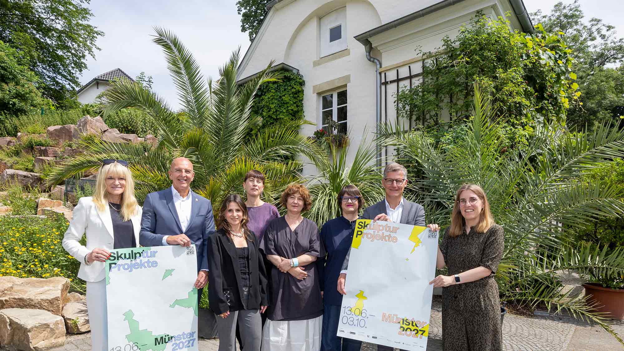 &raquo;Skulptur Projekte Münster&laquo; 2027 geben erste Standorte und Künstler bekannt, 13. Juni bis 3. Oktober 2027