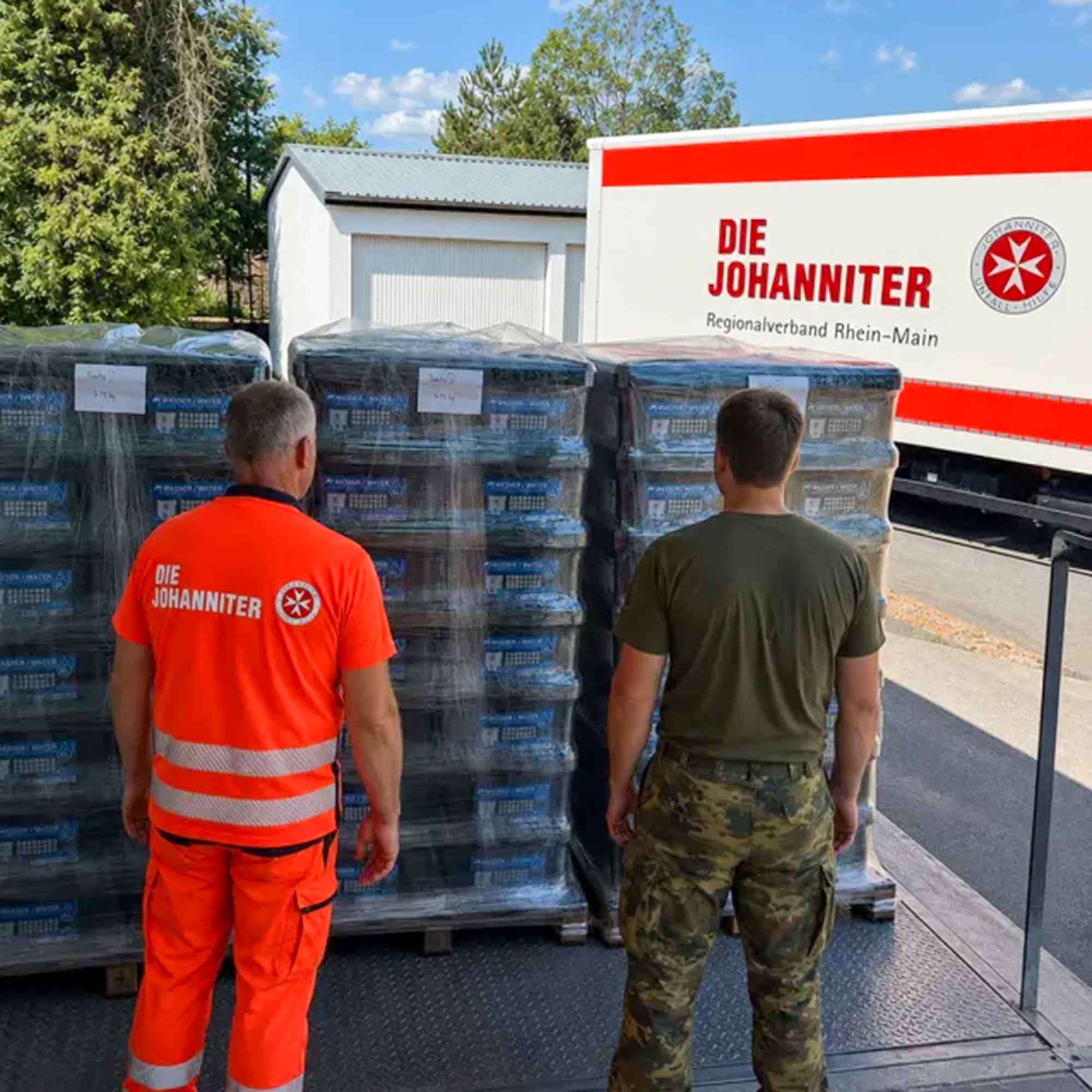 Einsatzverpflegung und Trinkwasser für Hilfskräfte in Venezuela Einsatzverpflegung und Trinkwasser für Hilfskräfte in Venezuela