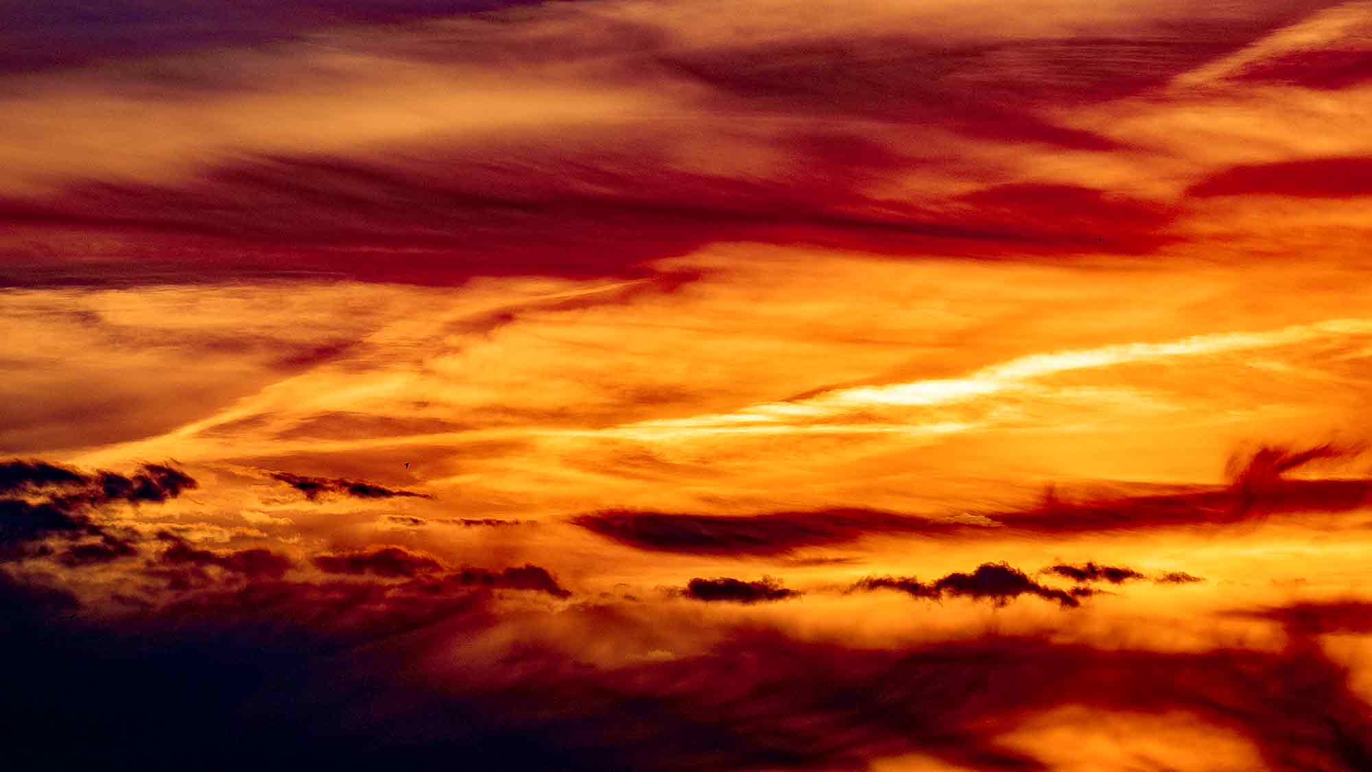 NOW Commons: Abendhimmel über Gütersloh