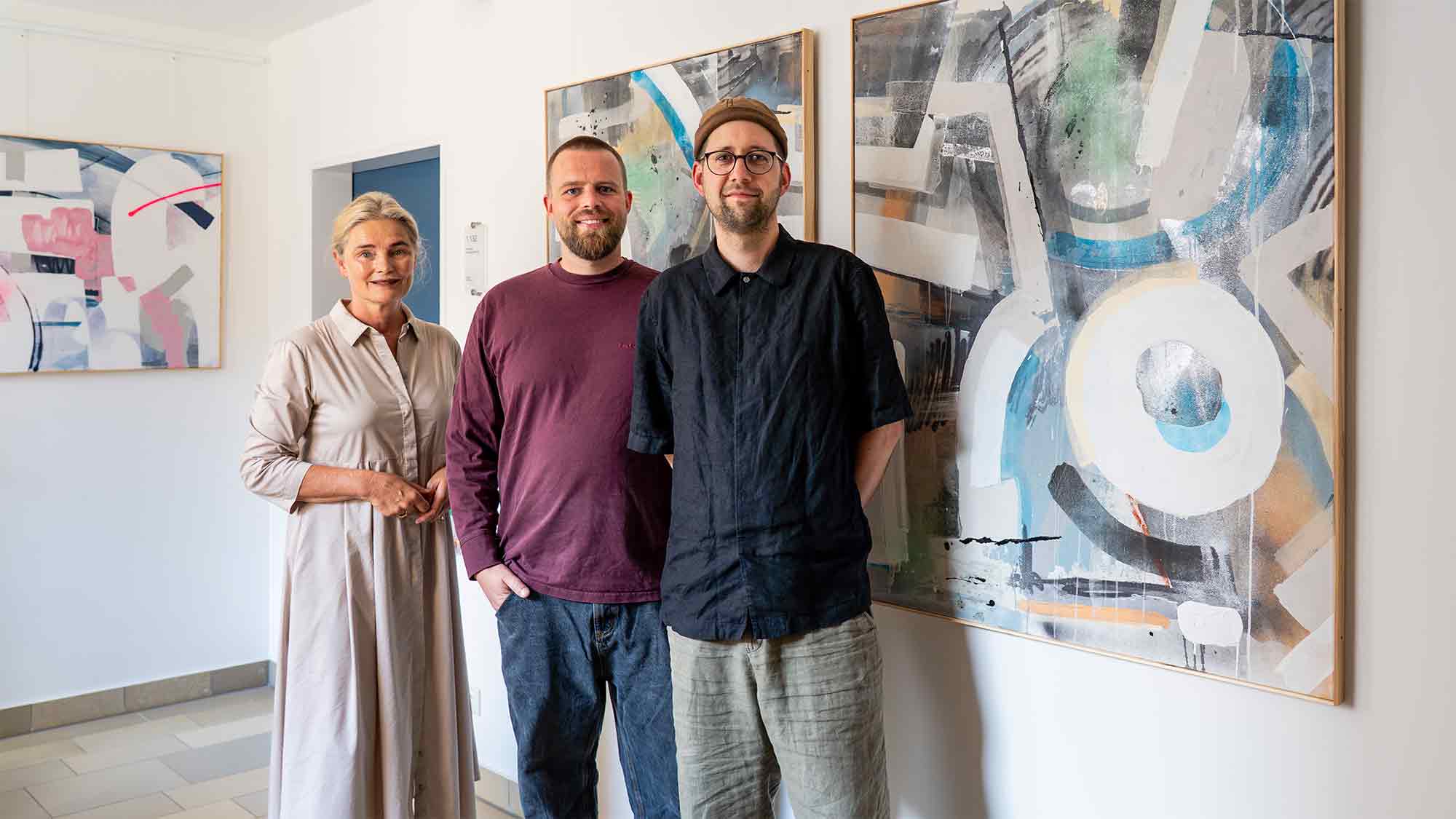 Ausstellung »Visuelle Impulse im Korridor« im Stadthaus 1