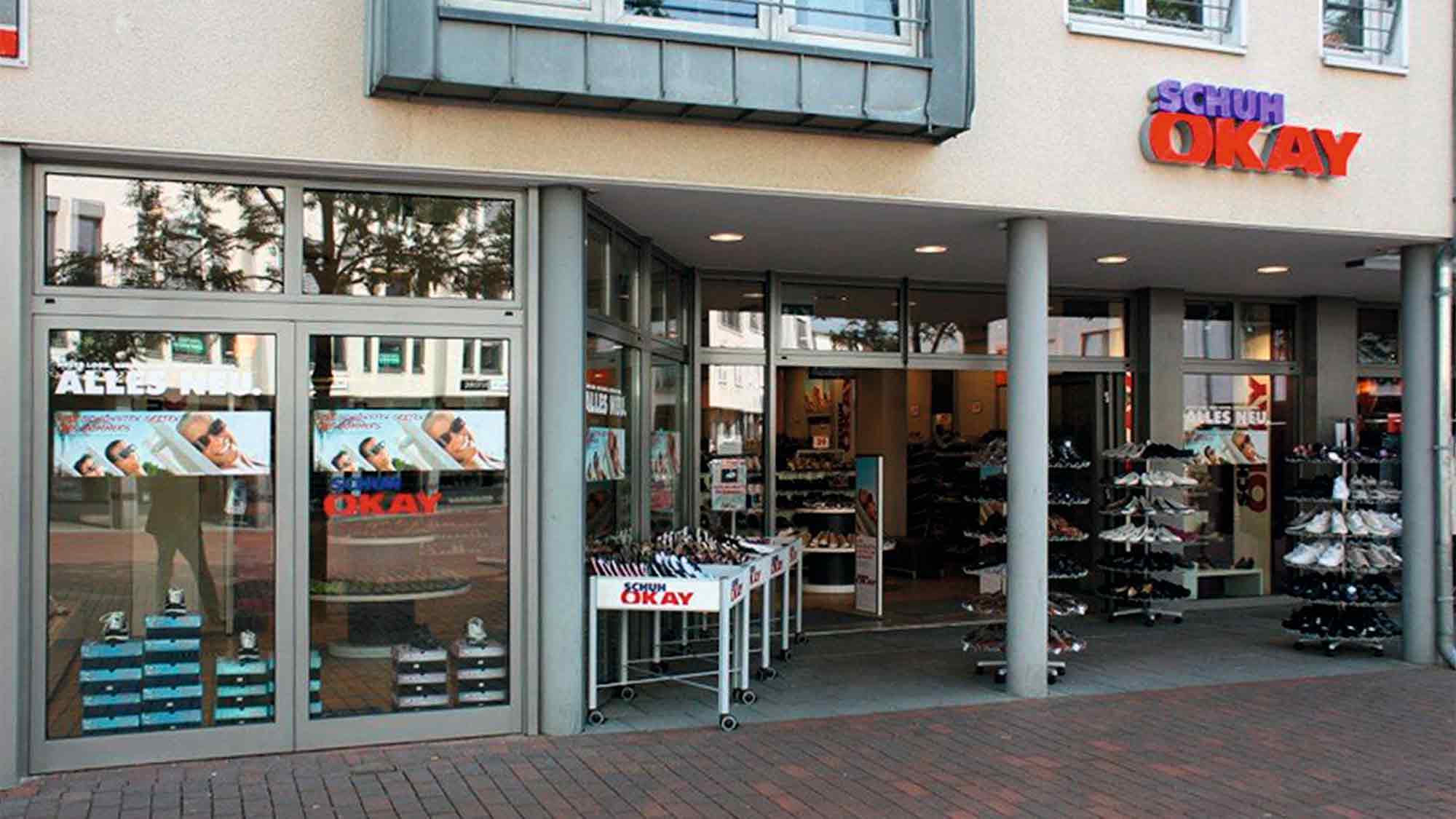 KWS History: Stadtgeschichte Gütersloh »Schuh Okay« am Kolbeplatz (2015) KWS History: Stadtgeschichte Gütersloh »Schuh Okay« am Kolbeplatz (2015)