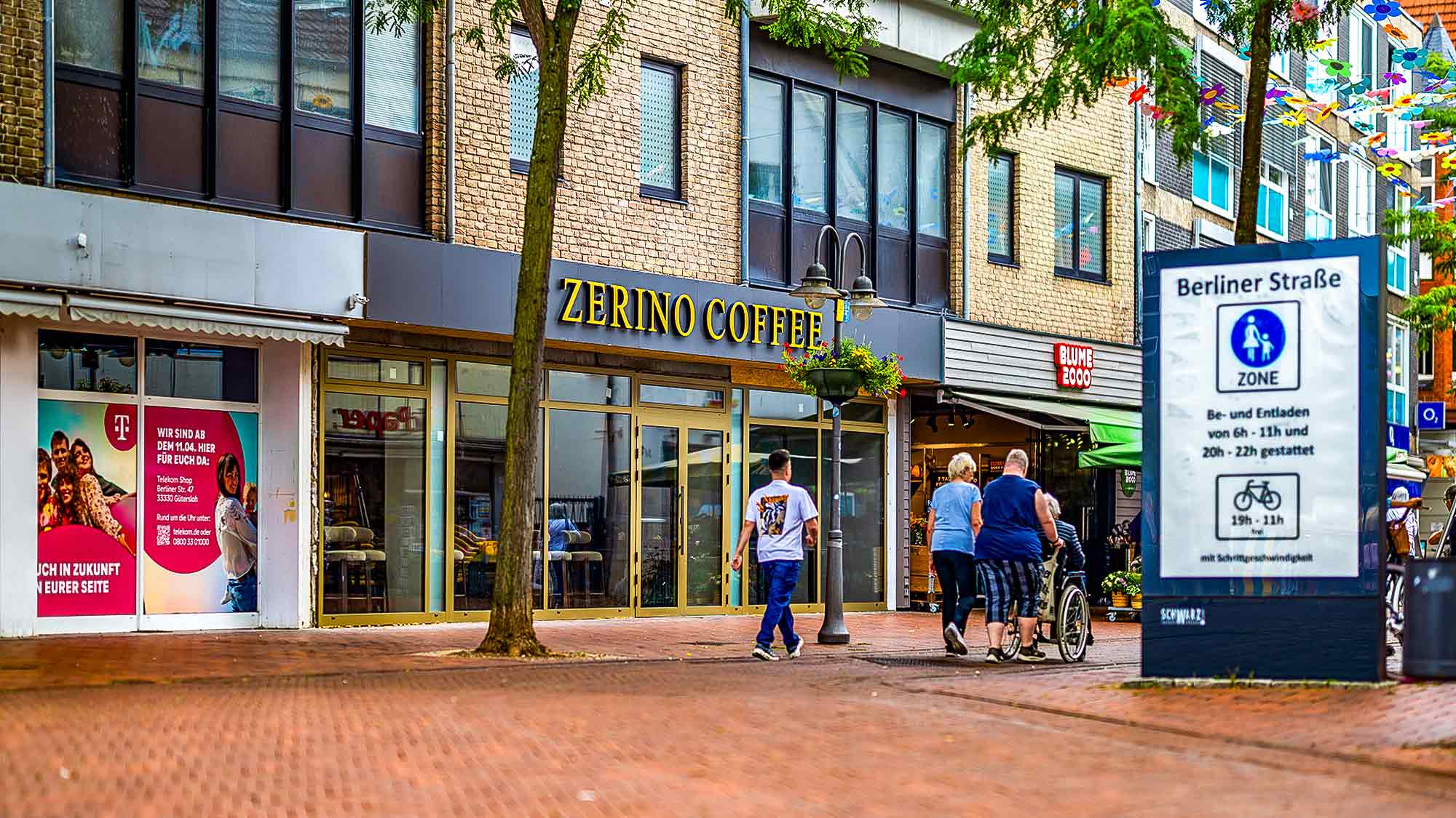 NOW Commons: »Zerino Coffee« in der Fußgängerzone Mittlere Berliner Straße Gütersloh NOW Commons: »Zerino Coffee« in der Fußgängerzone Mittlere Berliner Straße Gütersloh