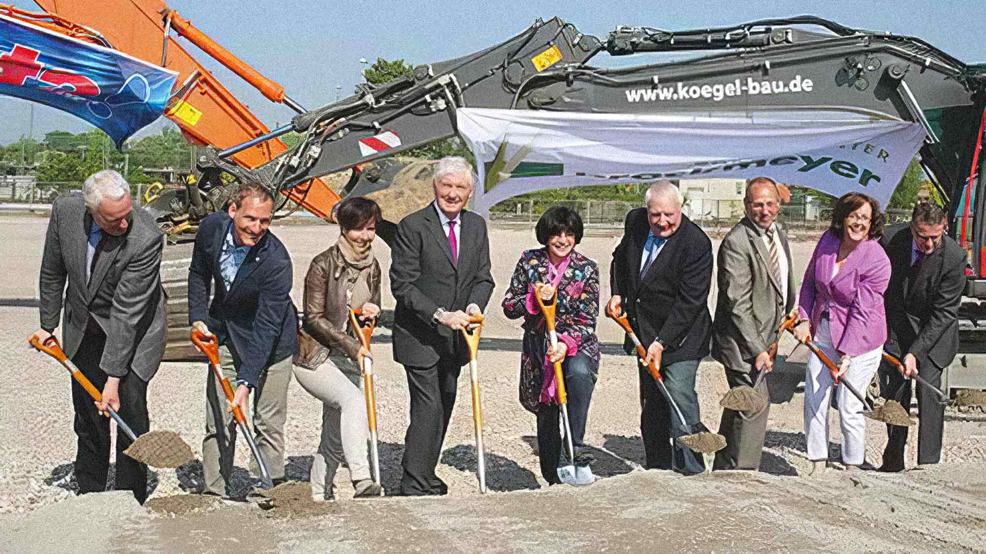 KWS History: Stadtgeschichte Gütersloh – »Porta Möbel«, Erster Spatenstich (2011)