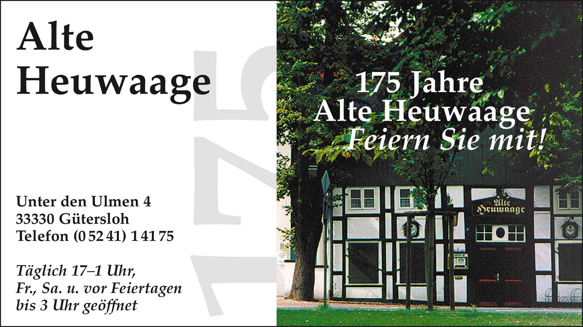 KWS History: Stadtgeschichte Gütersloh – »Gütersloher Biergarten Report« 2001, Teil 2 KWS History: Stadtgeschichte Gütersloh – »Gütersloher Biergarten Report« 2001, Teil 2