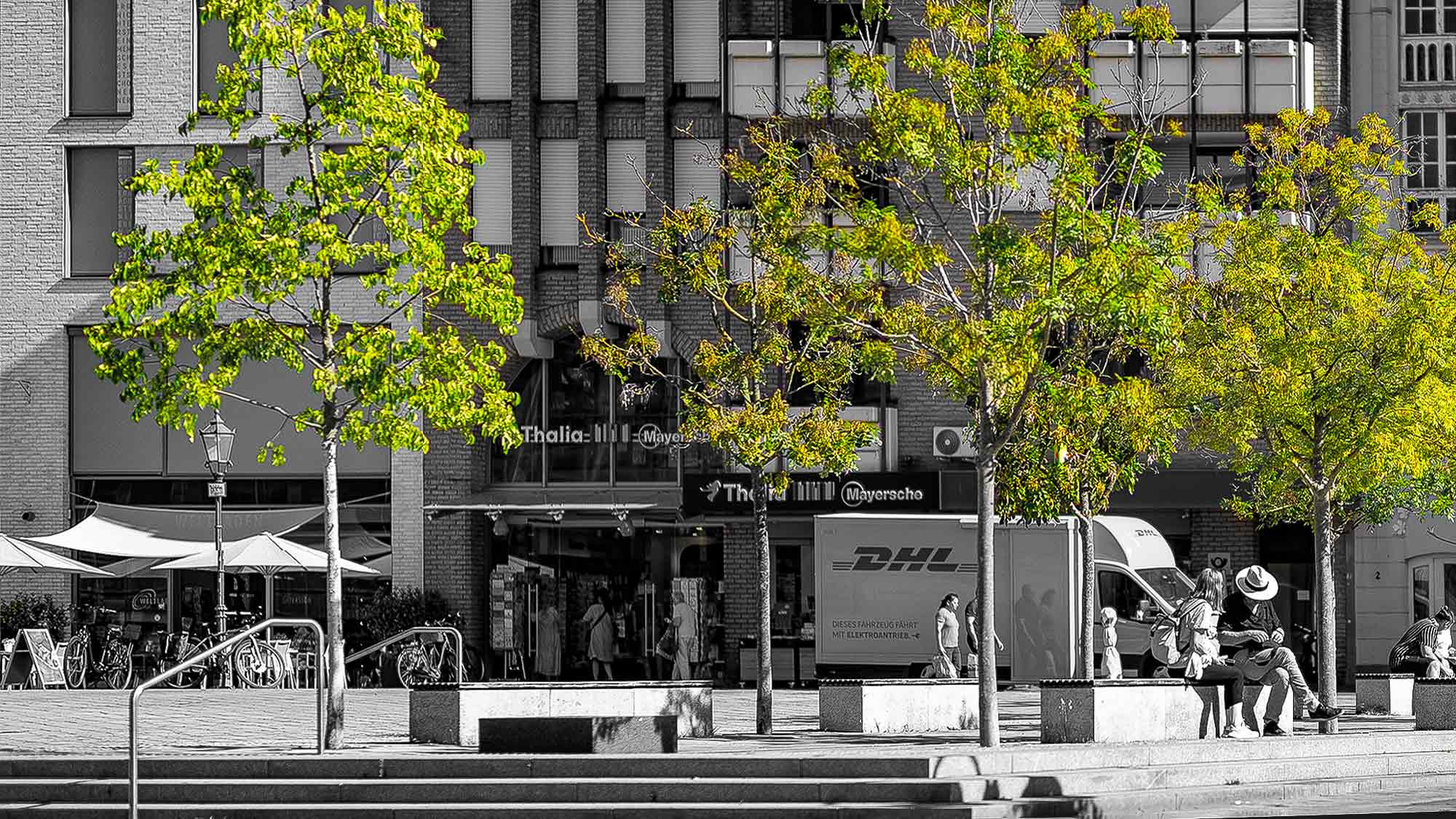 NOW Commons: Berliner Platz (HVP) Gütersloh – es grünt so grün – nicht