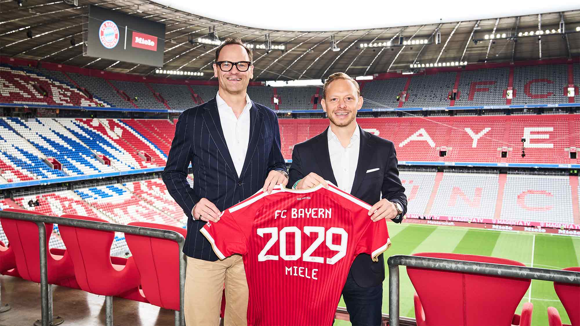 Miele und FC Bayern München verlängern Partnerschaft um weitere 3 Jahre