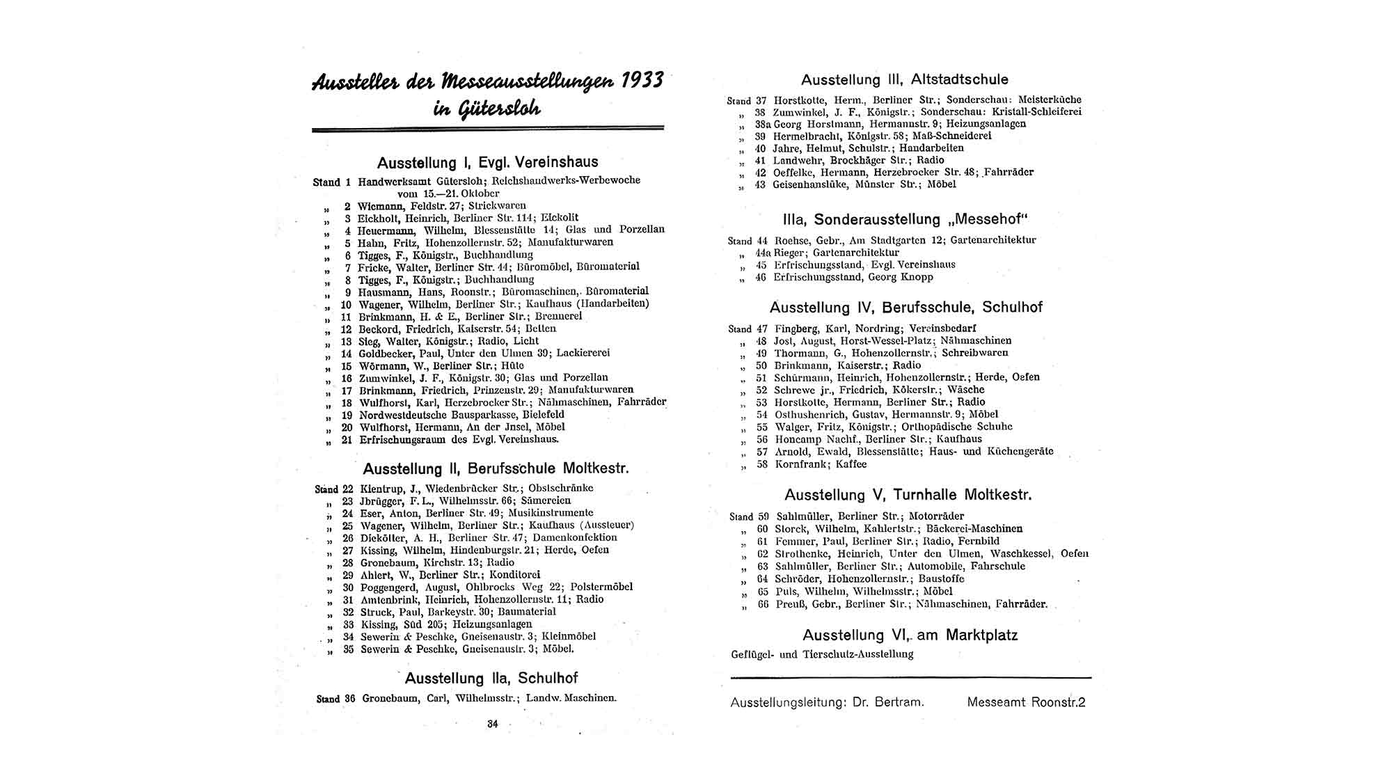 NOW Commons: Ausstellerverzeichnis Michaeliswoche Gütersloh (1933) NOW Commons: Ausstellerverzeichnis Michaeliswoche Gütersloh (1933)