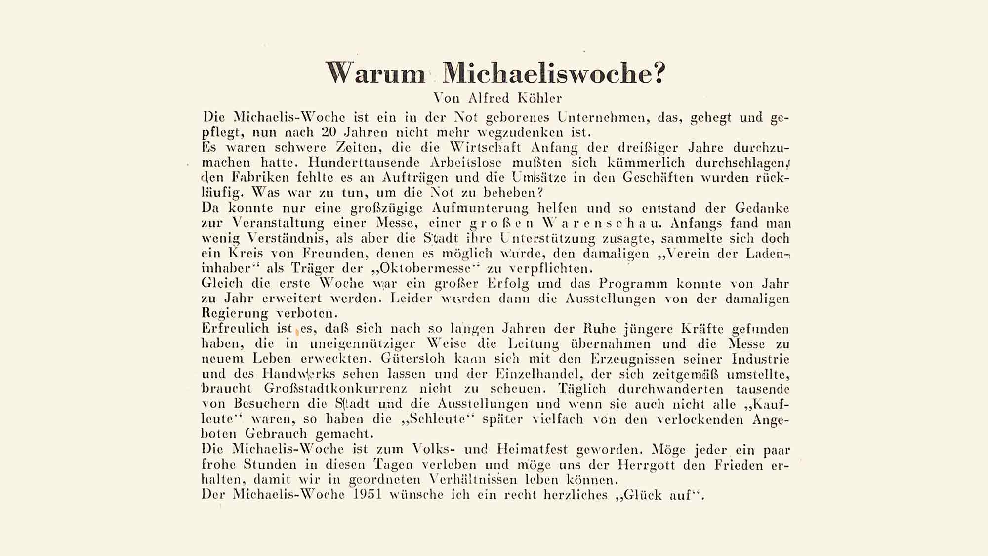 NOW Commons: weshalb – wieso – warum? Michaeliswoche Gütersloh 1951 NOW Commons: weshalb – wieso – warum? Michaeliswoche Gütersloh 1951