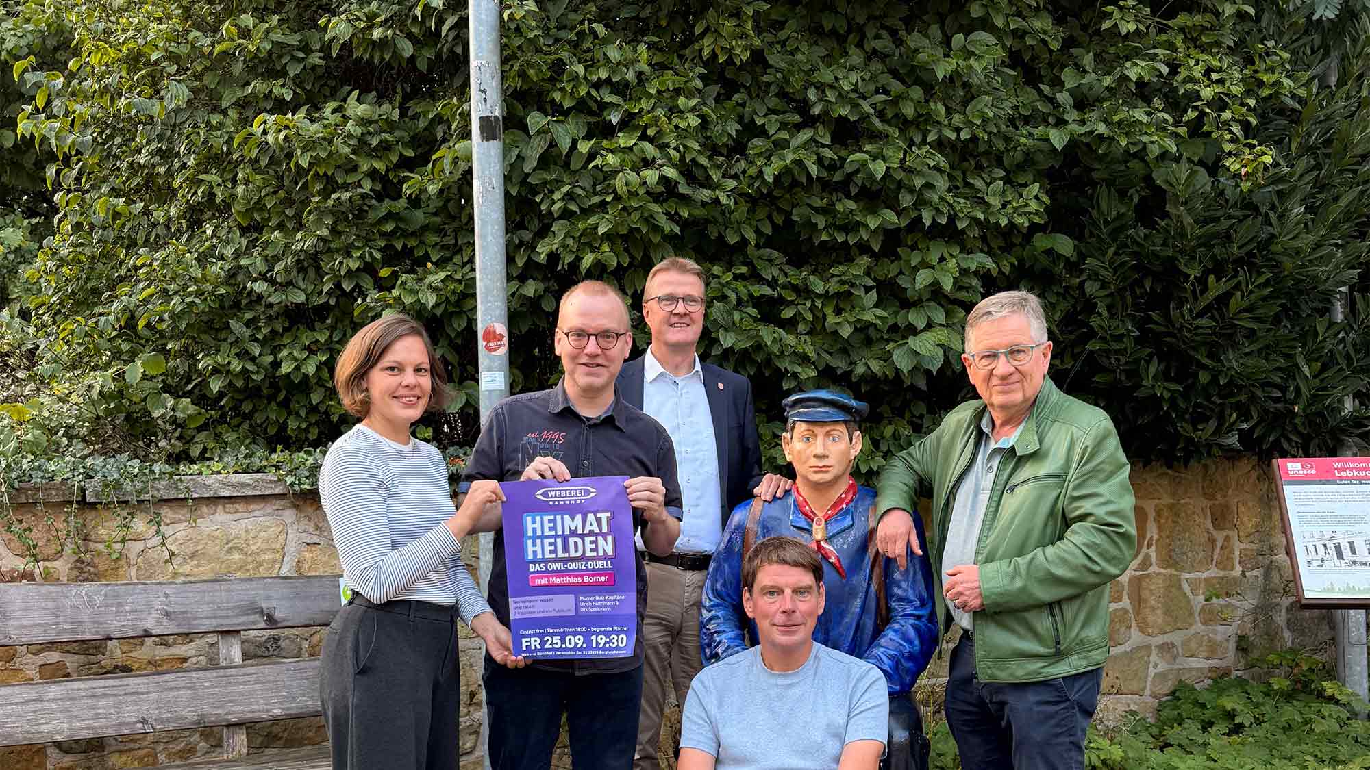»OWL Quiz« Premiere in Pium, »Weberei Bahnhof« Borgholzhausen, 25. September 2026