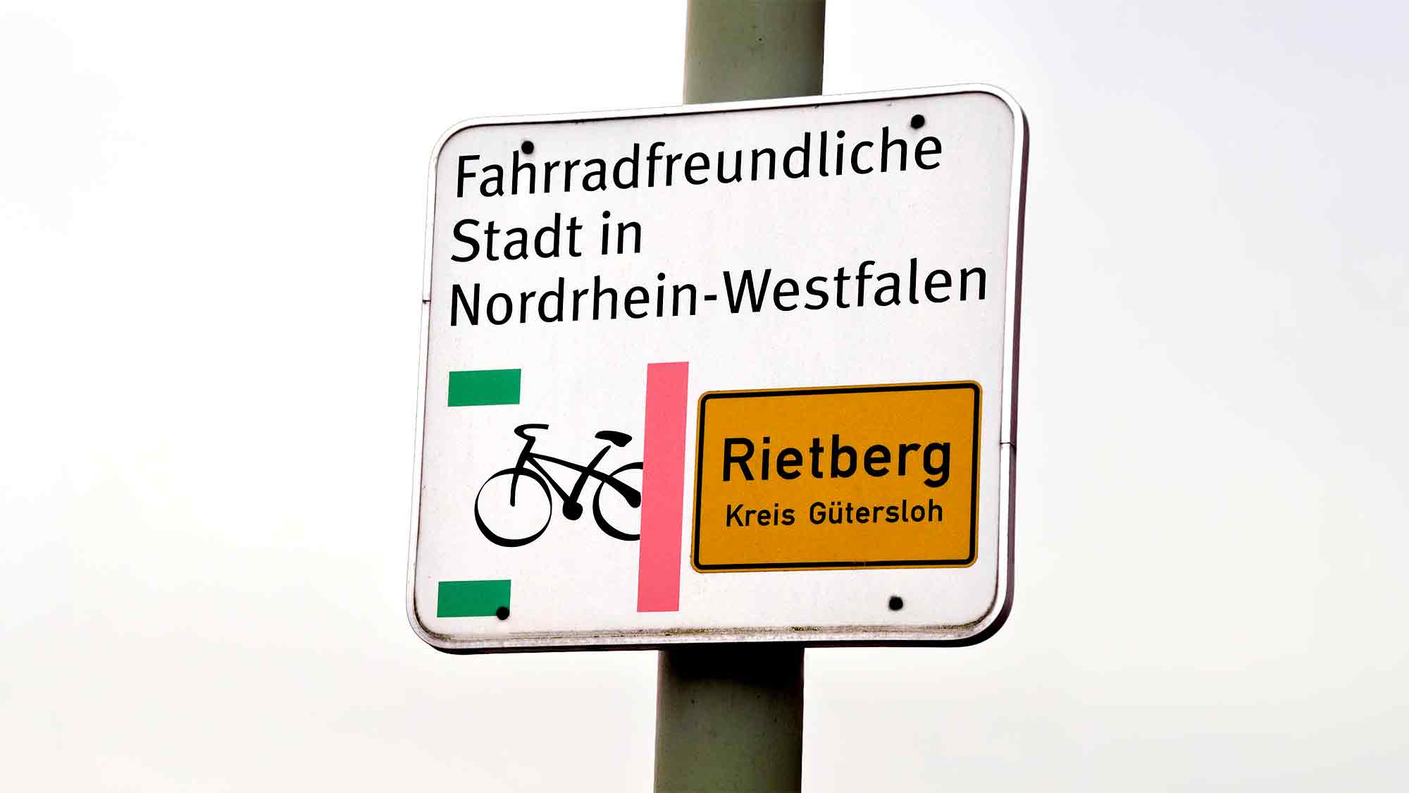 Wie fahrradfreundlich ist Rietberg? Online Umfrage des Allgemeinen Deutschen Fahrrad Clubs (ADFC) Wie fahrradfreundlich ist Rietberg? Online Umfrage des Allgemeinen Deutschen Fahrrad Clubs (ADFC)