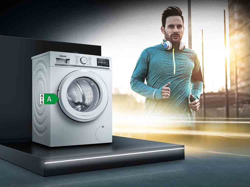 Sportliche Aktion für den Fachhandel – Siemens Hausgeräte bewirbt Extraklasse Waschmaschine mit attraktiver Zugabe in Gütersloh