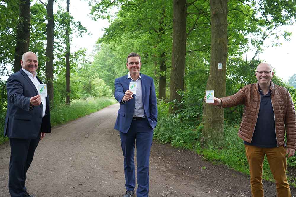 Grafschaftslauf: Strecke ist jetzt für Läufer, Wanderer und Radler in Rietberg, Verl und Schloß Holte-Stukenbrock ausgeschildert