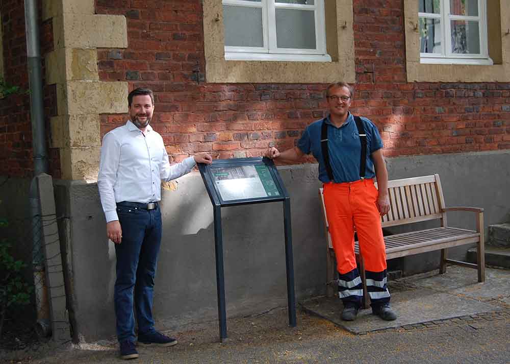 Rundgang durch die ehemalige Klosteranlage Clarholz: Ähnliche Beschilderung auch für Herzebrock denkbar