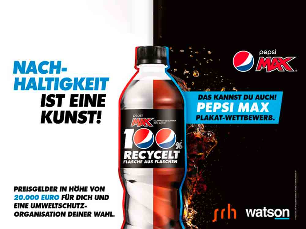 Nachhaltigkeit ist eine Kunst: Pepsi MAX macht Verpackungen mit Kunst Wettbewerb zum Thema Nachhaltigkeit ist eine Kunst: Pepsi MAX macht Verpackungen mit Kunst Wettbewerb zum Thema