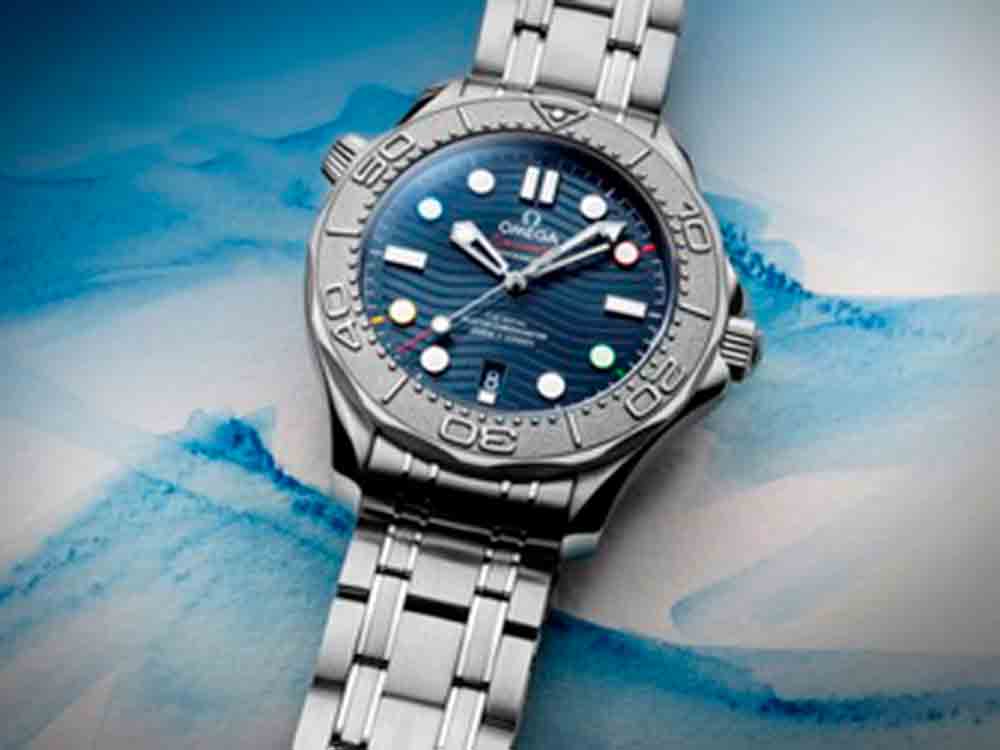 Olympia am Handgelenk, offizieller Zeitnehmer »Omega« zeigt zwei Armbanduhren für Peking 2022 Olympia am Handgelenk, offizieller Zeitnehmer »Omega« zeigt zwei Armbanduhren für Peking 2022