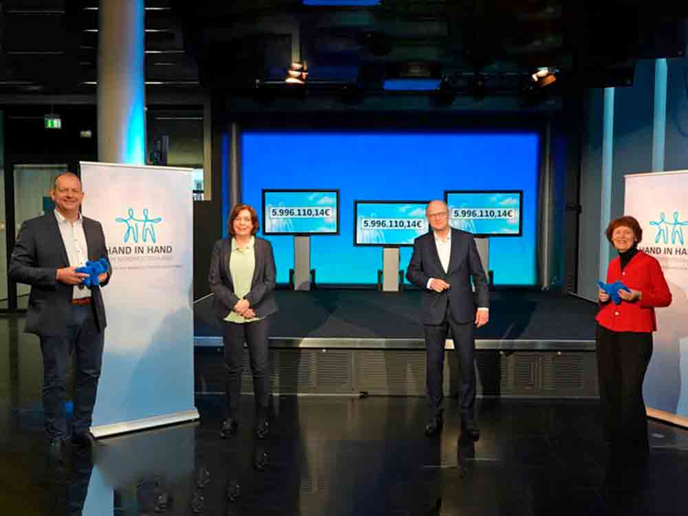 NDR Aktion »Hand in Hand für Norddeutschland«, knapp sechs Millionen Euro für Kinder, die unter der Corona Pandemie leiden NDR Aktion »Hand in Hand für Norddeutschland«, knapp sechs Millionen Euro für Kinder, die unter der Corona Pandemie leiden