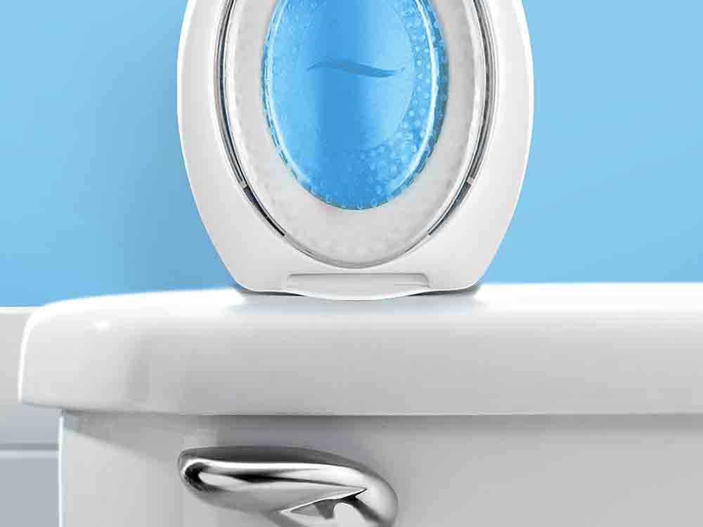 Neu von Febreze, Badezimmer Frische auf den ersten Klick, Febreze Bad ist der erste Lufterfrischer, der schlechte Gerüche von textilen Oberflächen entfernt